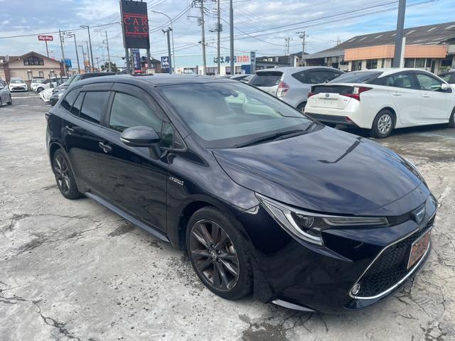 カローラツーリング ハイブリッド　ダブルバイビー　トヨタセーフティセンス　ＢＳＭ　ディスプレイオーディオ　Ｂｌｕｅｔｏｏｔｈ　フルセグＴＶ　オートライト　オートハイビーム　ＥＴＣ　ハーフレザーシート　シートヒーター　ハンドルヒーター　レーダークルコン（37枚目）