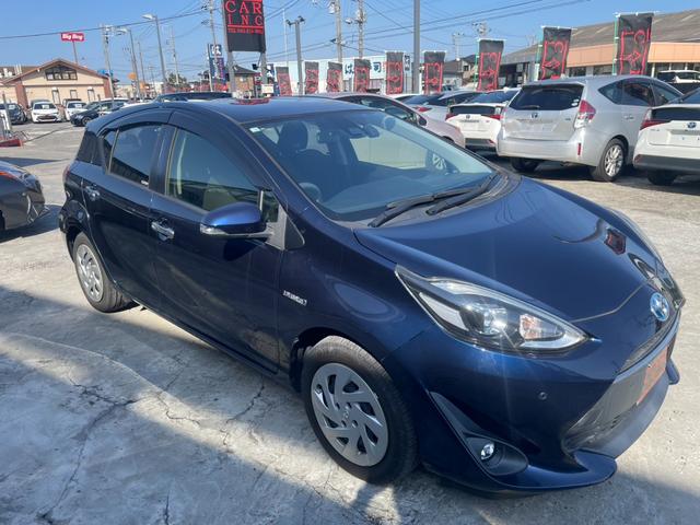 アクア Sスタイルブラック TSS 純正ナビ Bカメラ Bluetooth フルセグTV オートライト オートハイビーム LEDヘッドライト ステアリングリモコン ビルトインETC クルコン クリアランスソナー シートヒーター(39枚目)