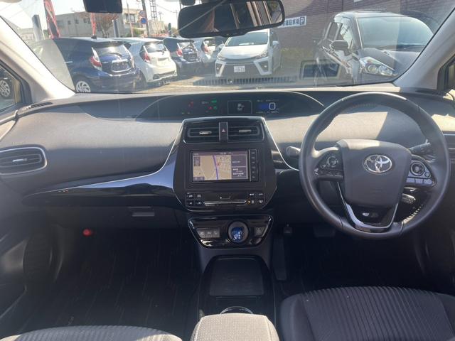 プリウス A TSS BSM HUD 純正ナビ Bカメラ ETC Bluetooth フルセグ オートライト オートハイビーム レーダークルーズコントロール パーキングアシスト クリアランスソナー ドラレコ(3枚目)