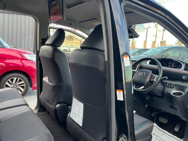 シエンタ ハイブリッドＧ　クエロ　モデリスタエアロ　フリップダウンモニター　両側パワースライドドア　ハーフレザー　純正ナビ　左右シートヒーター　バックカメラ　ＥＴＣ　トヨタセーフティセンス　ＬＥＤヘッドライト　ドラレコ　ＤＶＤ再生（29枚目）