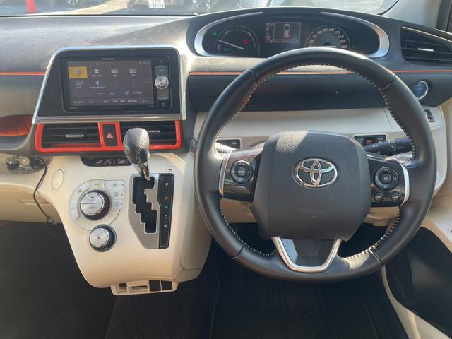 シエンタ ハイブリッドＧ　トヨタセーフティセンス　モデリスタエアロ　社外ナビ　Ｂカメラ　Ｂｌｕｅｔｏｏｔｈ　フルセグＴＶ　オートライト　オートハイビーム　ＬＥＤヘッドライト　両側パワスラ　ビルトインＥＴＣ　ドラレコ　社外ＡＷ（4枚目）