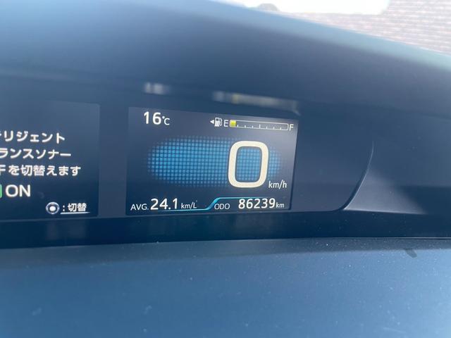 プリウス Ａツーリングセレクション　ＴＳＳ　モデリスタエアロ　ＨＵＤ　ＢＳＭ　純正ナビ　Ｂカメラ　ＥＴＣ　Ｂｌｕｅｔｏｏｔｈ　ＬＥＤヘッドライト　レザーシート　シートヒーター　クリアランスソナー　レーダークルーズコントロール（7枚目）