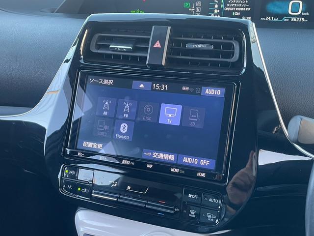 プリウス Ａツーリングセレクション　ＴＳＳ　モデリスタエアロ　ＨＵＤ　ＢＳＭ　純正ナビ　Ｂカメラ　ＥＴＣ　Ｂｌｕｅｔｏｏｔｈ　ＬＥＤヘッドライト　レザーシート　シートヒーター　クリアランスソナー　レーダークルーズコントロール（8枚目）