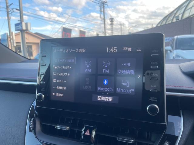 カローラスポーツ G Z 純正ディスプレイオーディオ バックカメラ トヨタセーフティセンス ブラインドスポットモニター ヘッドアップディスプレイ ドライブレコーダー Bluetooth LEDヘッドライト パドルシフト ETC(7枚目)