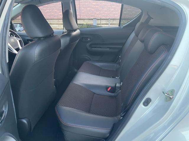 アクア X-アーバン 純正ナビ Bカメラ ビルトインETC Bluetooth フルセグTV オートライト LEDヘッドライト ハーフレザーシート シートヒーター ステアリングリモコン ドライブレコーダー 純正アルミ(33枚目)