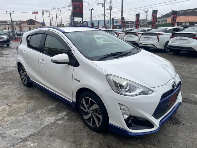 アクア Ｘ－アーバン　純正ナビ　Ｂカメラ　Ｂｌｕｅｔｏｏｔｈ　ワンセグＴＶ　ビルトインＥＴＣ　ハーフレザーシート　シートヒーター　ステアリングリモコン　オートライト　ＬＥＤヘッドライト　純正アルミホイール　スマートキー（38枚目）