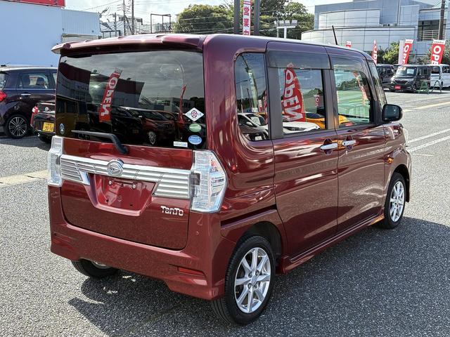 タント カスタムＸ　ＳＡＩＩ　ＳＤナビゲーションシステム　フルセグテレビ　ＣＤ　ＤＶＤ　ＢＬＵＥＴＯＯＴＨ　バックカメラ　電動格納ドアミラー　スマートキー　左側電動スライドドア　レーダーブレーキサポート　アイドリングストップ（10枚目）