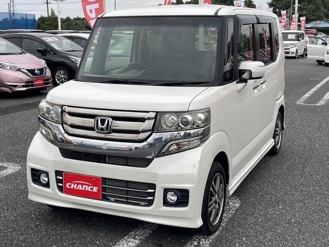 Ｎ－ＢＯＸカスタム Ｇ・Ｌパッケージ　純正ナビ　フルセグＴＶ　ＣＤ　ＤＶＤ　Ｂｌｕｅｔｏｏｔｈ　バックカメラ　ステアリングリモコン　左側パワースライドドア　ＥＴＣ　ＨＩＤライト　純正アルミ（6枚目）