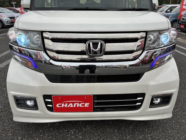 Ｎ－ＢＯＸ Ｇ　ターボＳＳパッケージ　純正ナビ　フルセグＴＶ　ＣＤ　ＤＶＤ　Ｂｌｕｅｔｏｏｔｈ接続　バックカメラ　オートライト　両側電動スライドドア　ＨＩＤヘッドライト　　シートヒーター　コーナーセンサー　スマートキー　プッシュスタート（48枚目）