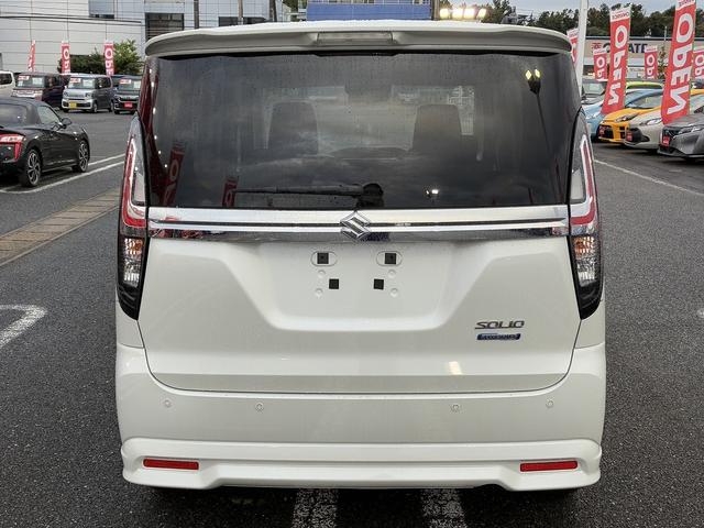 ソリオ ハイブリッドMX 助手席側電動スライドドア 衝突被害軽減ブレーキ レーンキープアシスト コーナーセンサー アイドリングストップ 電動格納ドアミラー 純正18インチアルミホイール オートライト スマートキー シートヒータ(9枚目)