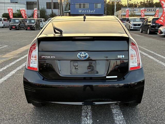 プリウス S SDナビ ワンセグTV CD DVD オートエアコン オートライト 電格ミラー ETC HIDヘッドライト スマートキープッシュスタート ステアリングリモコン Bluetooth接続(10枚目)