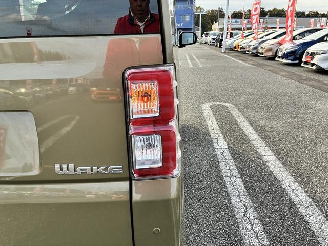 ウェイク L SAIII Wエアバック CD/DVD アイドリングストップ スマートキー プッシュスタート ETC コーナーセンサー 電動格納ミラー 両側スライドドア オートライト ベンチシート 純正アルミホイール14インチ(52枚目)