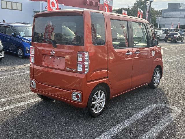 ウェイク L SAIII 衝突軽減 ダブルエアバック 社外ナビ CD DVD アイドリングストップ プッシュスタート ETC コーナーセンサー 電動格納ミラー オートライト オートハイビーム ベンチシート 純正アルミホイール(8枚目)