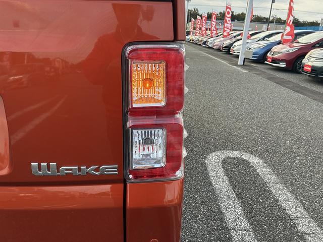 ウェイク L SAIII 衝突軽減 ダブルエアバック 社外ナビ CD DVD アイドリングストップ プッシュスタート ETC コーナーセンサー 電動格納ミラー オートライト オートハイビーム ベンチシート 純正アルミホイール(53枚目)