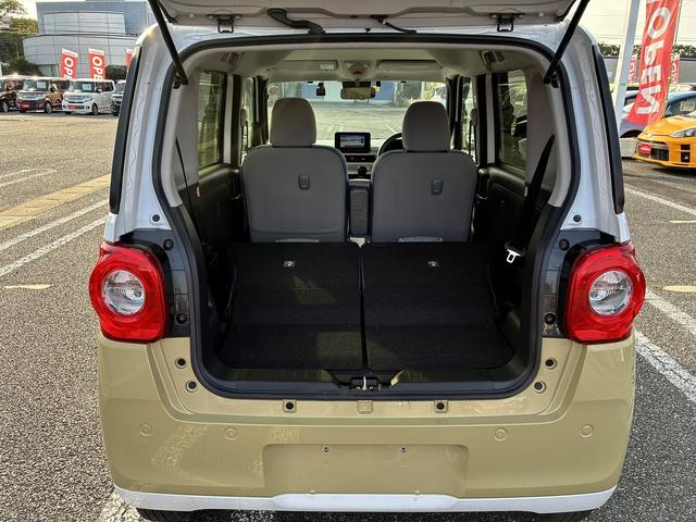 ムーヴキャンバス ストライプスGターボ 衝突軽減 フロアマット 社外ナビ ワンセグTV CD Bluetooth USB バックカメラ アイスト スマートキー プッシュスタート ETC シートヒーター ドラレコ LED 両側スライドドア(17枚目)