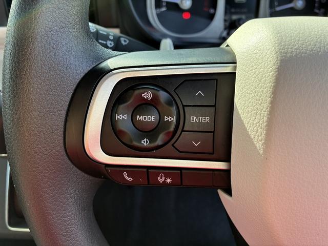 ムーヴキャンバス ストライプスGターボ 衝突軽減 フロアマット 社外ナビ ワンセグTV CD Bluetooth USB バックカメラ アイスト スマートキー プッシュスタート ETC シートヒーター ドラレコ LED 両側スライドドア(36枚目)