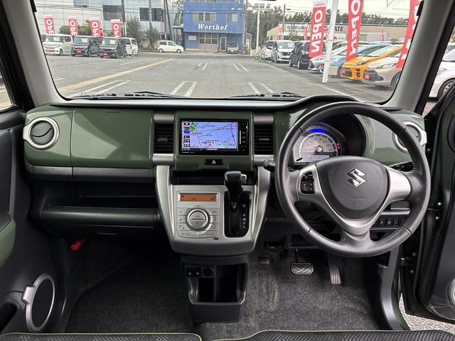 ハスラー J SDナビ シートヒーター フルセグTV CD DVD オートライト オートハイビーム 衝突軽減 LEDヘッドライト レーンキープアシスト アイドリングストップ 電格ミラー スマートキープッシュスタート(3枚目)