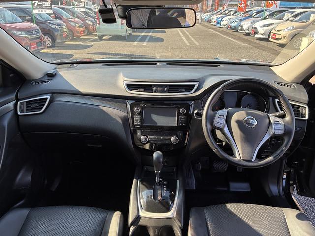 エクストレイル ２０Ｘ　エマージェンシーブレーキパッケージ　クルーズコントロール　アイドリングストップ　ＡＡＣ　ステアリングスイッチ　ＬＥＤヘッドライト　フォグライト　サイドバイザー　ドライブレコーダー　オートライト　シートヒーター　衝突軽減　寒冷地仕様（3枚目）