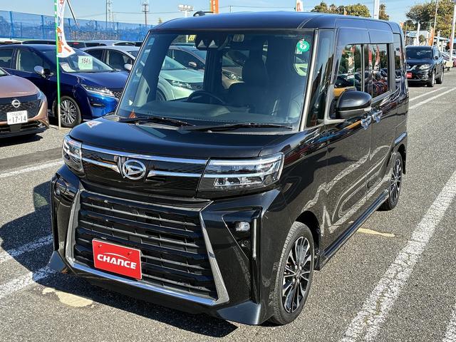 タント カスタムＲＳ　クルーズコントロール　ＬＥＤヘッドライト　オートライト　オートハイビーム　両側パワースライドドア　シートヒーター　ＥＴＣ　スマートアシスト　社外ワイドナビ　バックカメラ　テレビ　衝突軽減システム（5枚目）