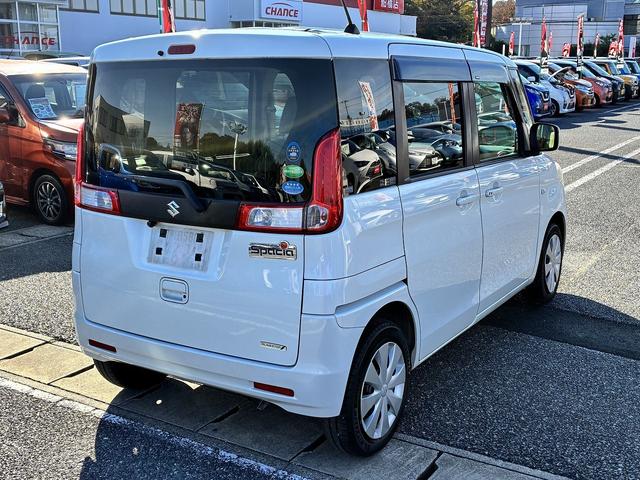 スペーシア X 社外ナビ フルセグテレビ バックカメラ 左側パワースライドドア 電動格納ミラー パワーウィンドウ アイドリングストップ エアバッグ ABS オートエアコン キーレスエントリー プッシュスタート(9枚目)