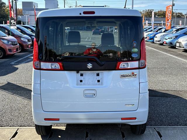 スペーシア X 社外ナビ フルセグテレビ バックカメラ 左側パワースライドドア 電動格納ミラー パワーウィンドウ アイドリングストップ エアバッグ ABS オートエアコン キーレスエントリー プッシュスタート(10枚目)