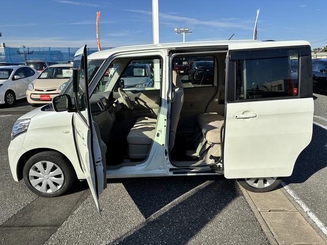 スペーシア X 社外ナビ フルセグテレビ バックカメラ 左側パワースライドドア 電動格納ミラー パワーウィンドウ アイドリングストップ エアバッグ ABS オートエアコン キーレスエントリー プッシュスタート(13枚目)