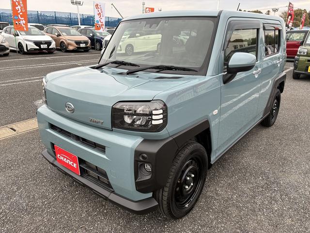 タフト Ｘターボ　衝突軽減　純正ナビ　フルセグＴＶ　ＣＤ／ＤＶＤ　Ｂｌｕｅｔｏｏｔｈ　バックカメラ　アイドリングストップ　電動格納ミラー　ＬＥＤライト　オートライト　カーテンエアバック　フロアマット　ワンオーナー（5枚目）