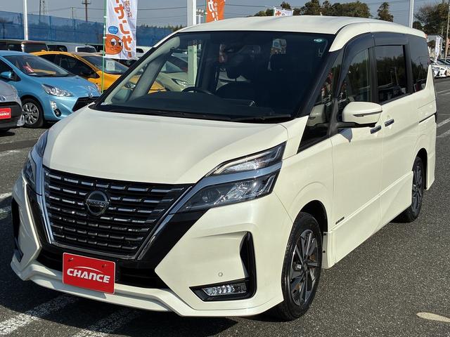 セレナ ハイウェイスターV 衝突軽減 純正ナビ フルセグTV CD/DVD Bluetooth クルーズコントロール ETC 後席モニター ドライブレコーダー 電動格納ミラー 両側電動スライドドア LEDライト オートライト(5枚目)