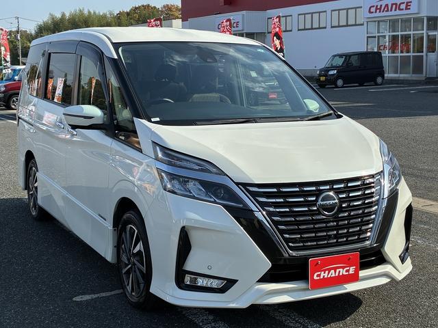 セレナ ハイウェイスターV 衝突軽減 純正ナビ フルセグTV CD/DVD Bluetooth クルーズコントロール ETC 後席モニター ドライブレコーダー 電動格納ミラー 両側電動スライドドア LEDライト オートライト(7枚目)