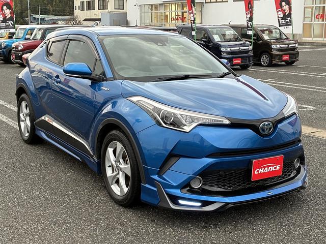 C-HR レーンアシスト 純正ナビ フルセグ CD DVD ETC LED コーナーセンサー バックカメラ クルーズコントロールアダプティブ オートライト オートハイビーム 純正アルミホイール プッシュスタート(7枚目)