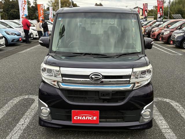 タント カスタムＸ　トップエディションＳＡ　衝突軽減　純正ナビ　フルセグＴＶ　ＣＤ／ＤＶＤ　キーレス　スマートキー　プッシュスタート　ＥＴＣ　電動格納ミラー　片側電動スライドドア　フォグライト　オートライト　純正アルミホイール　フロアマット（6枚目）