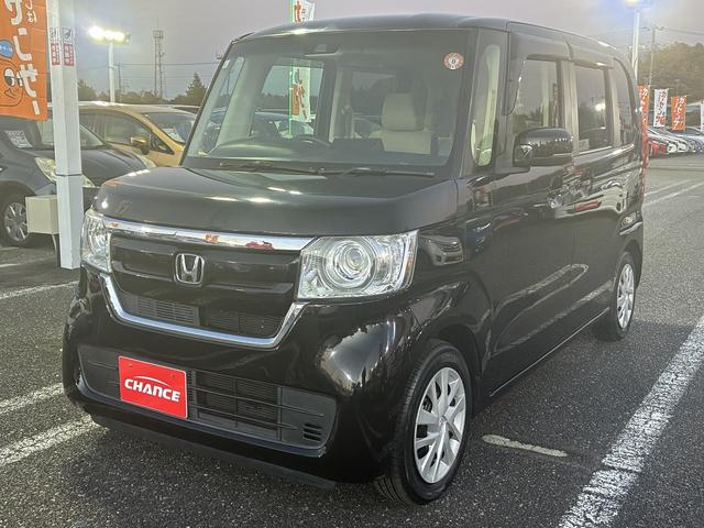 Ｎ－ＢＯＸ Ｇ・Ｌホンダセンシング　衝突軽減　レーンアシスト　社外ナビ　ワンセグＴＶ　ＣＤ／ＤＶＤ　Ｂｌｕｅｔｏｏｔｈ　バックカメラ　スマートキー　クルーズコントロール　ＥＴＣ　電動格納ミラー　片側電動スライドドア　オートライト　ＬＥＤ（3枚目）