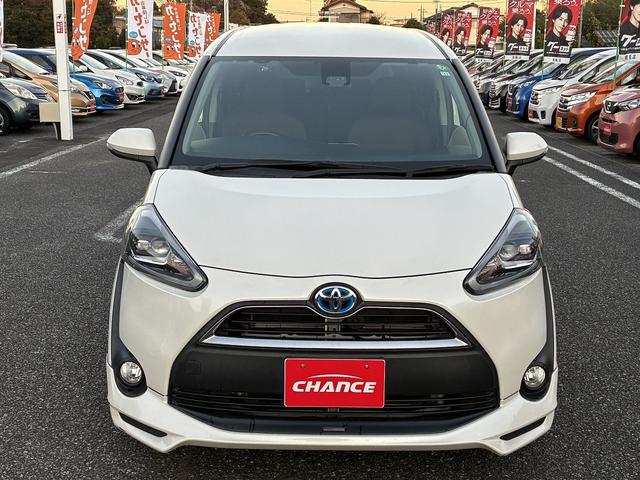 シエンタ ハイブリッドG 純正ナビ バックカメラ ETC Bluetoothオーディオ オートエアコン オートライト 衝突軽減ブレーキ フルセグテレビ オートハイビーム 両側電動スライドドア 後席モニター 電動格納ミラー(6枚目)