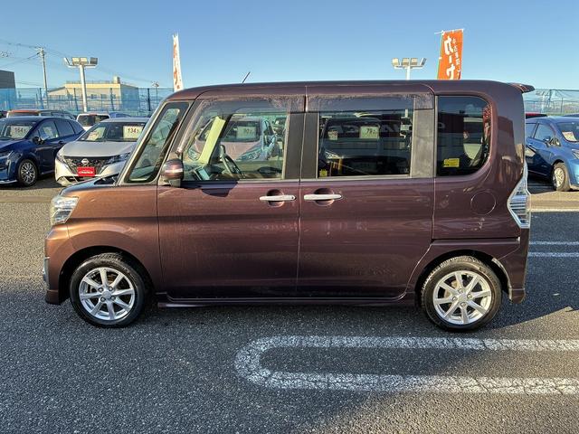 タント カスタムＸ　ＳＡ　純正ナビ　バックカメラ　フルセグテレビ　Ｂｌｕｅｔｏｏｔｈオーディオ　スマートキー　電動格納ミラー　両側スライドドア片側電動ドア　ステアリングリモコン　ＣＤ　ＤＶＤ　ＵＳＢ接続　ＬＥＤヘッドライト（12枚目）