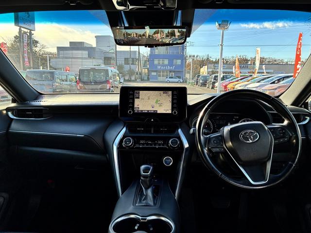 ハリアーハイブリッド G 純正ナビ フルセグTV 衝突軽減 レーンキープアシスト バックカメラ Bluetooth接続 ETC クルーズコントロール LEDヘッドライト パワーシート 電格ミラー 電動リアゲート オートライト(3枚目)