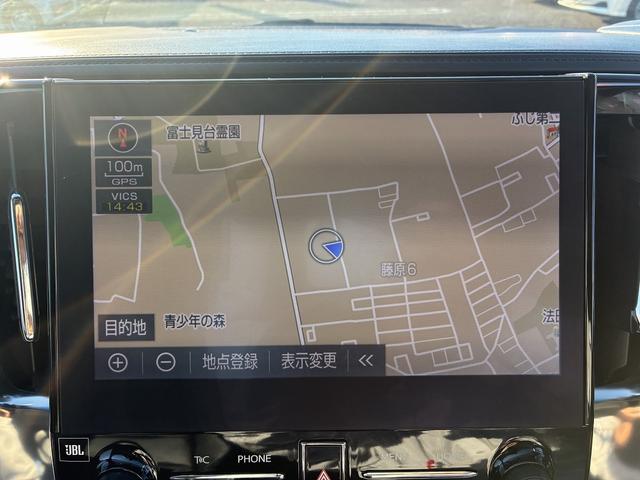 アルファード ２．５Ｓ　Ｃパッケージ　ＳＤナビゲーションシステム　フルセグテレビ　ＣＤ　ＤＶＤ　ＢＬＵＥＴＯＯＴＨ　ＵＳＢ　バックカメラ　全方位カメラ　スマートキー　プッシュスタート　ＥＴＣ　コーナーセンサー　両側電動スライドドア　ステリ（4枚目）