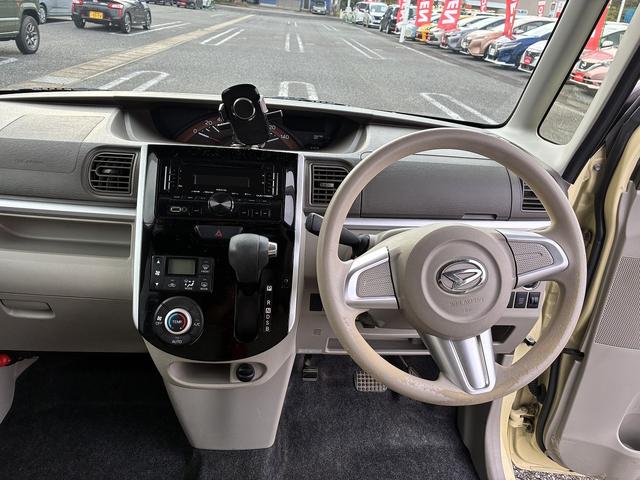 タント Ｘターボ　ＳＡＩＩ　衝突回避支援ブレーキ　スマートアシスト　純正ＣＤオーディオ　片側電動スライドドア　アイドリングストップ　オートエアコン　スマートキー　オートヘットライト　車検令和９年４月　自社保証付き（3枚目）