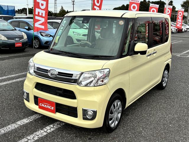 タント Ｘターボ　ＳＡＩＩ　衝突回避支援ブレーキ　スマートアシスト　純正ＣＤオーディオ　片側電動スライドドア　アイドリングストップ　オートエアコン　スマートキー　オートヘットライト　車検令和９年４月　自社保証付き（5枚目）