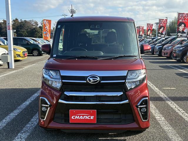 タント カスタムＸスタイルセレクション　Ｗ／サイドエアバック　衝突軽減　フロアマット　スマートキー　プッシュスタート　コーナーセンサー　シートヒーター　両側電動スライドドア　ＬＥＤヘッドライト　オートライト　純正アルミホイール１４インチ（6枚目）