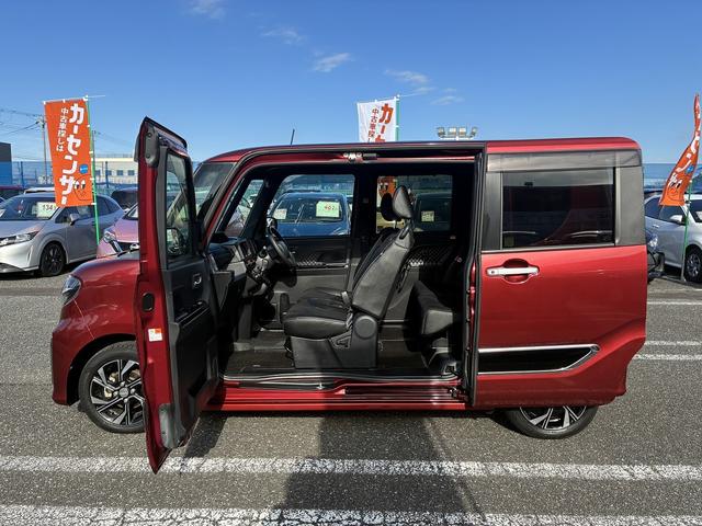 タント カスタムＸスタイルセレクション　Ｗ／サイドエアバック　衝突軽減　フロアマット　スマートキー　プッシュスタート　コーナーセンサー　シートヒーター　両側電動スライドドア　ＬＥＤヘッドライト　オートライト　純正アルミホイール１４インチ（13枚目）