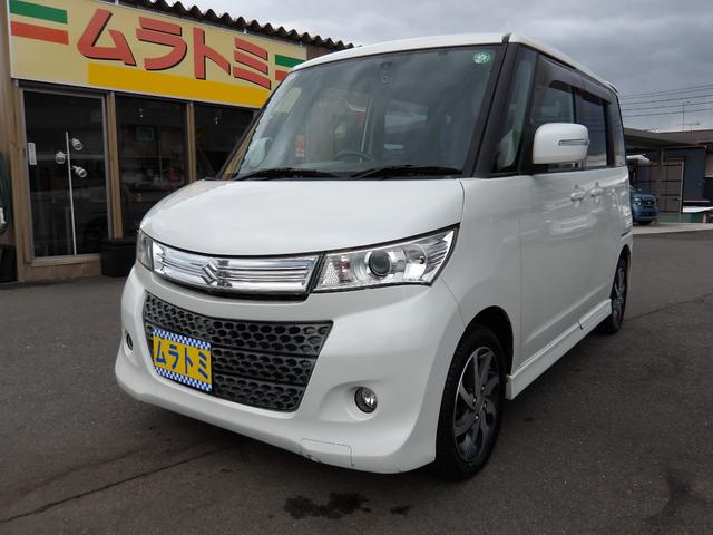 パレットＳＷ ＴＳ　車検２年付き　タイミングチェーン　メモリーナビ　フルセグＴＶ　Ｂｌｕｅｔｏｏｔｈ　バックカメラ　ＥＴＣ　スマートキー　プッシュスタート　両側電動スライドドア（3枚目）