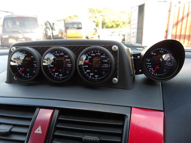 コルト ラリーアート　バージョンＲ　レカロシート　ＴＥＩＮ車高調　社外１６インチＡＷ　ラリーアートマフラー　追加メーター（油温・油圧・水温・ブースト）アンドロイドオーディオ　バックカメラ　ＥＴＣ（16枚目）