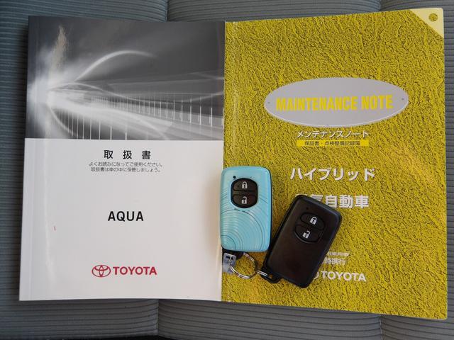 アクア Ｓ　メモリーナビ　ＣＤ　Ｂｌｕｅｔｏｏｔｈ　地デジ　ＥＴＣ　スマートキー　プッシュスタート　セキュリティ　横滑り防止（38枚目）