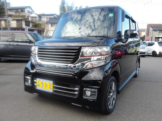 Ｎ－ＢＯＸカスタム Ｇ・ターボＬパッケージ　ナビ・ＣＤ・ＤＶＤ・Ｂｌｕｅｔｏｏｔｈ・地デジＴＶ　バックカメラ　ＥＴＣ　両側電動スライドドア　スマートキー　プッシュスタート　セキュリティ（4枚目）