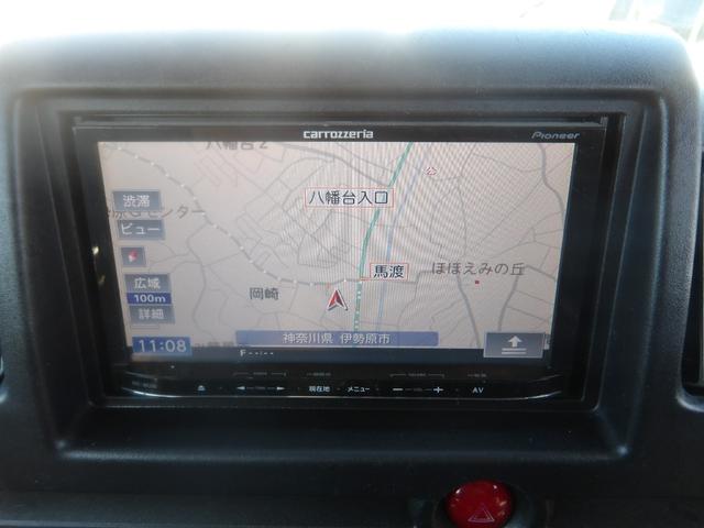 NV100クリッパーバン DX 車検2年付き カロッツェリアメモリーナビ CD バックカメラ コーナーセンサー ヘッドライトレベライザー 両側スライドドア(14枚目)