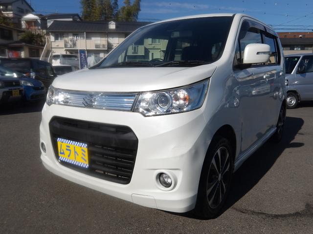 ワゴンRスティングレー T レーダーブレーキサポート装着車 HDDナビ/CD/DVD/MSV ETC スマートキー プッシュスタート セキュリティ 横滑り防止 アイドリングストップ(4枚目)