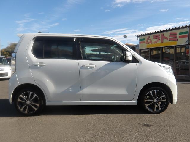 ワゴンRスティングレー T レーダーブレーキサポート装着車 HDDナビ/CD/DVD/MSV ETC スマートキー プッシュスタート セキュリティ 横滑り防止 アイドリングストップ(7枚目)