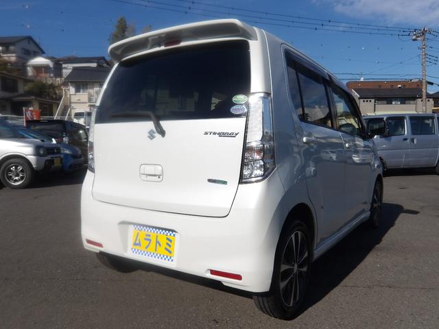 ワゴンRスティングレー T レーダーブレーキサポート装着車 HDDナビ/CD/DVD/MSV ETC スマートキー プッシュスタート セキュリティ 横滑り防止 アイドリングストップ(9枚目)