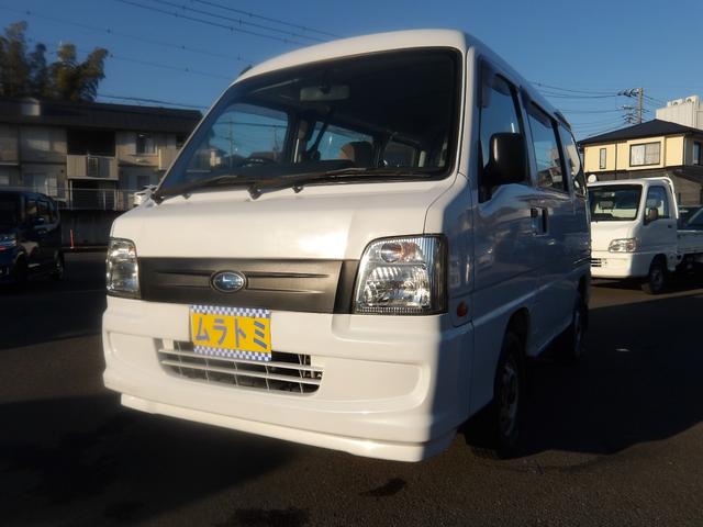 サンバーバン ＶＢ　車検２年付き　５速マニュアル車　エアコン　パワステ（4枚目）