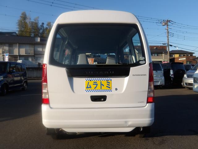 サンバーバン ＶＢ　車検２年付き　５速マニュアル車　エアコン　パワステ（10枚目）